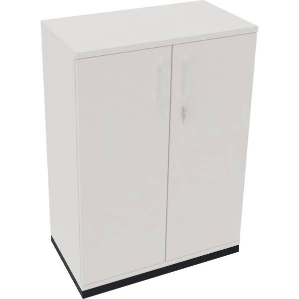 Flügeltürenschrank 3OH B800xT442xH1133 anthrazit/Weiß