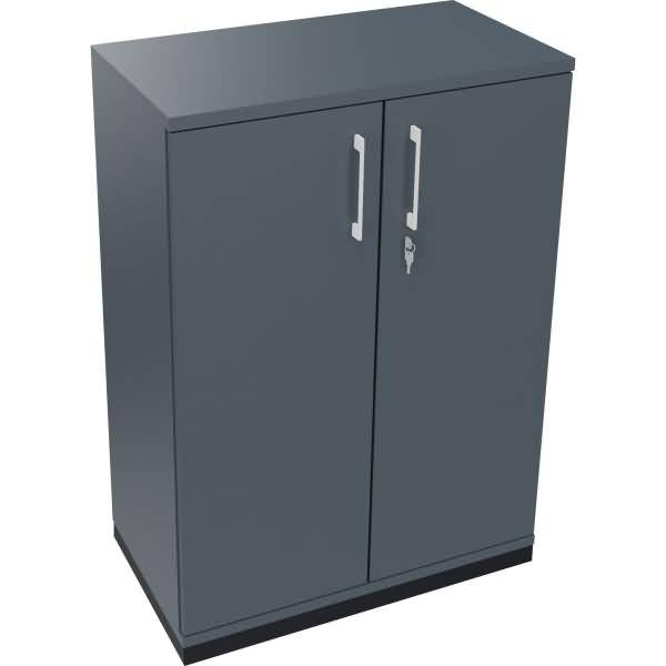 Flügeltürenschrank 3OH B800xT442xH1133 anthrazit/Lavagrau