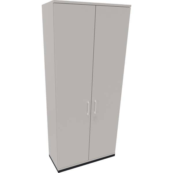 Flügeltürenschrank 6OH B1000xT442xH2221 anthrazit/Lichtgrau