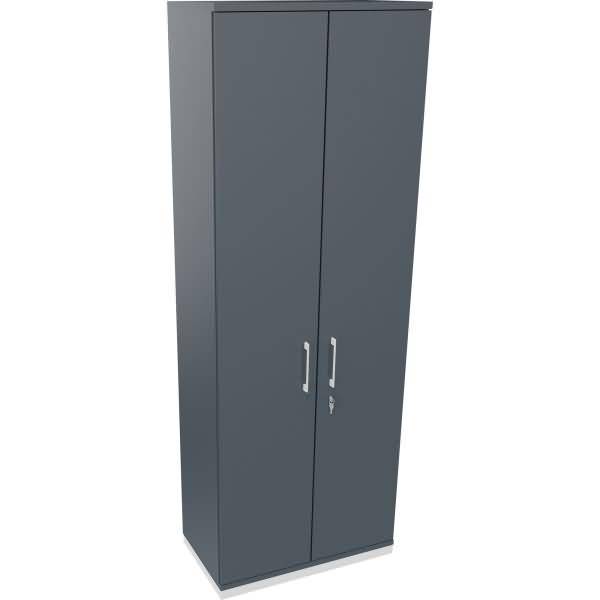 Flügeltürenschrank 6OH B800xT442xH2221 weiß/Lavagrau