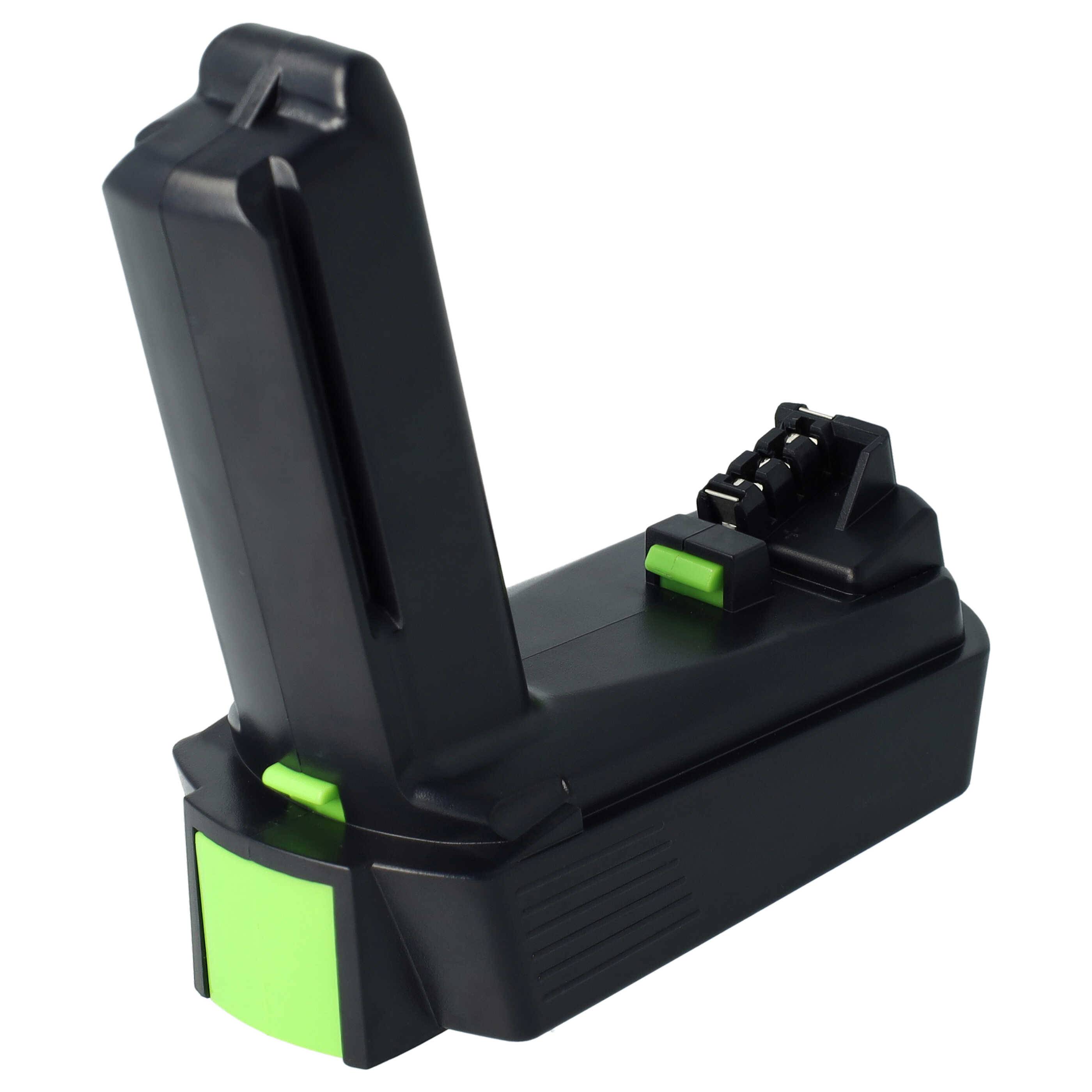 EXTENSILO 3x Akku Ersatz für Festool 564261, 564274, 564534, 564535, 564540, BP-XS für Elektrowerkzeug (2500 mAh, Li-Ion, 10,8 V)