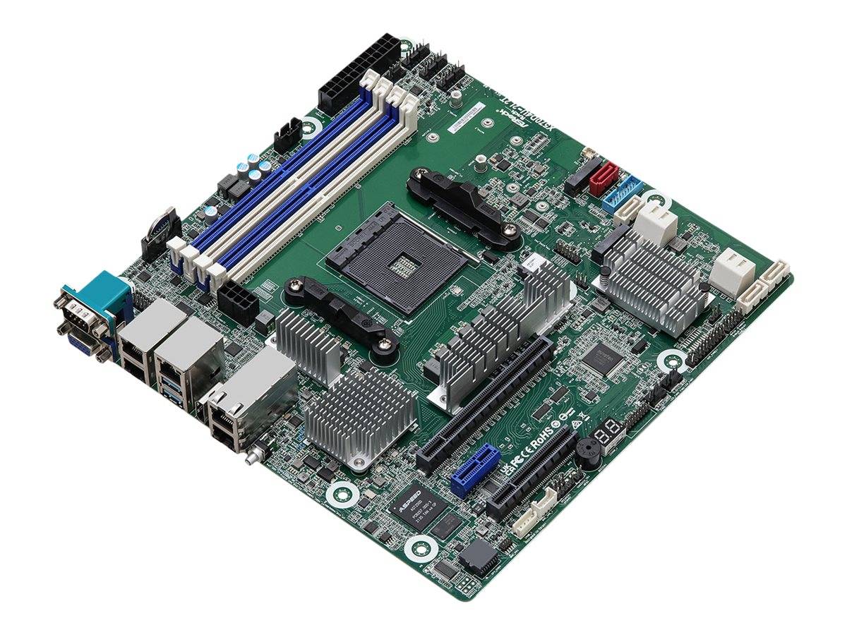 ASRock Rack X570D4U-2L2T/BCM - Motherboard - micro ATX - Socket AM4 - AMD X570 Chipsatz - USB 3.2 Gen 1, USB 3.2 Gen 2 -