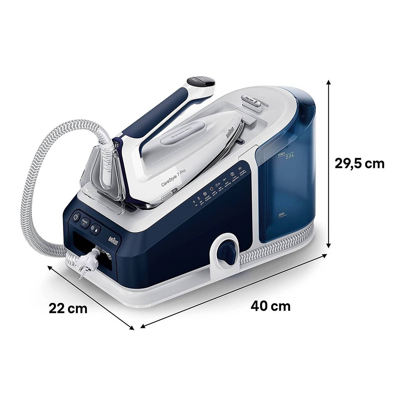 Braun CareStyle 7 Pro IS7282 BL Dampfbügelstation