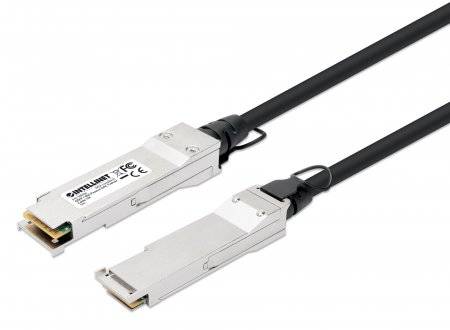 INTELLINET QSFP+ 40G Passives DAC Twinax-Kabel Anschlusskabel Patchkabel SFP+/QSFP+