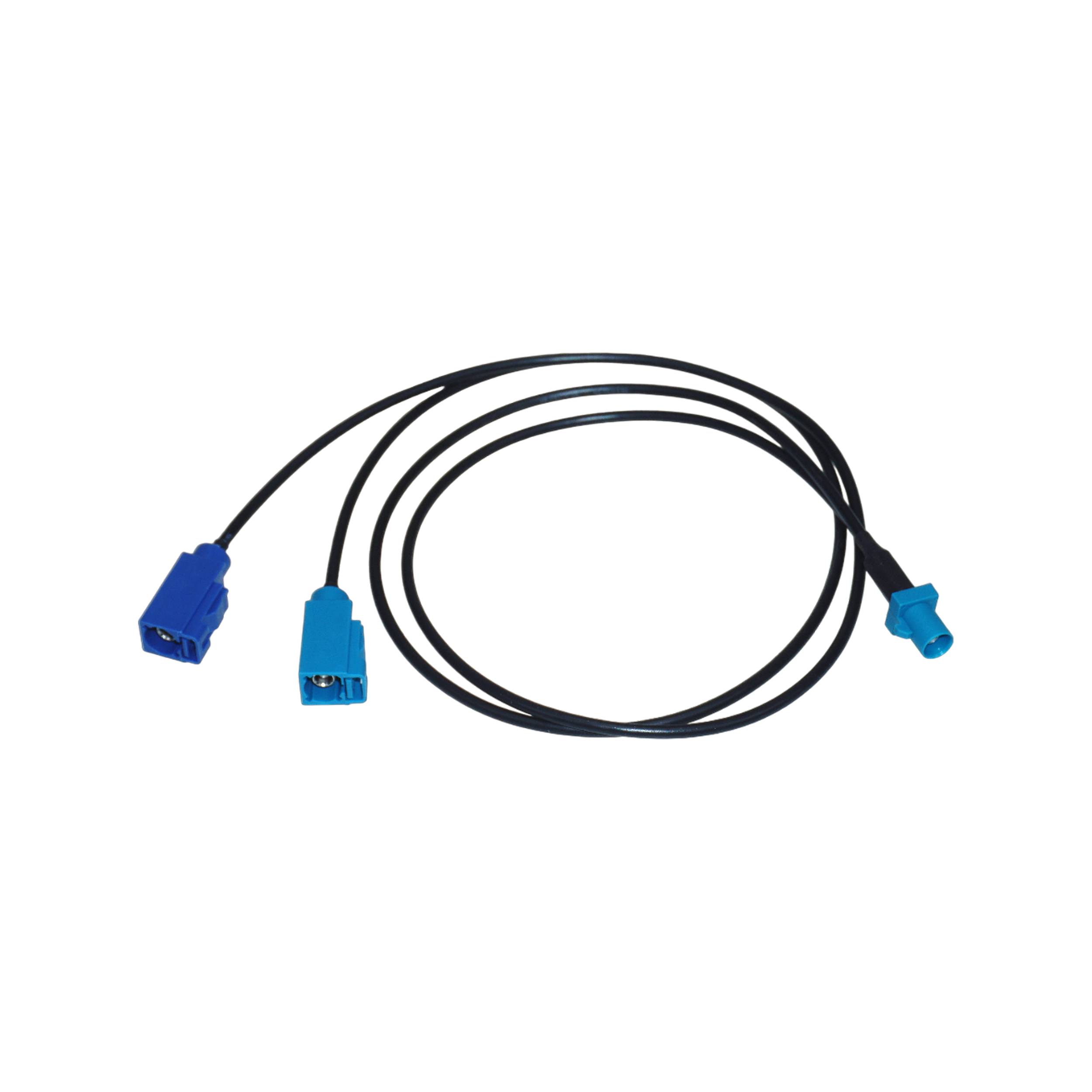 FAKRA GPS Antennenadapter auf Doppel Fakra Splitter Verteiler Antenne Kabel Auto