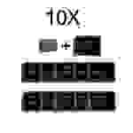 10 X 8GB microSD Class 10 UHS-I Karte Speicher Karte + SDHC Memory Card Adapter