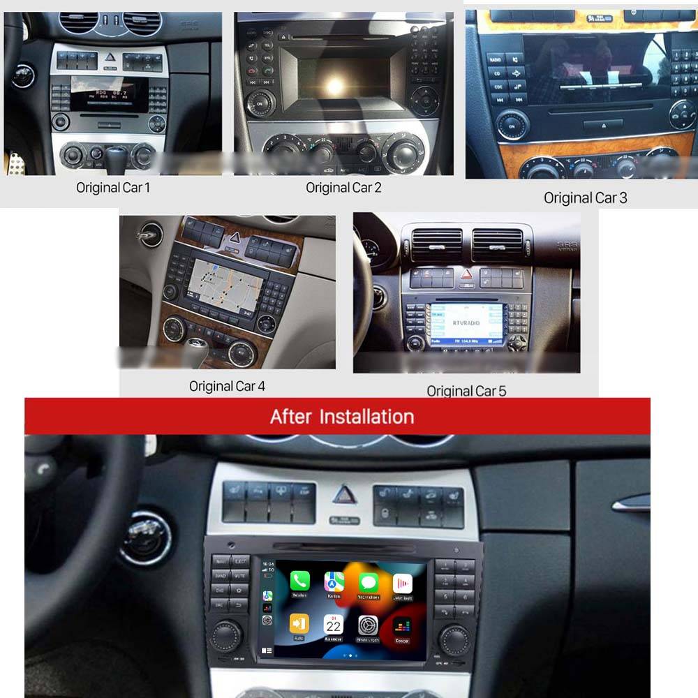 Für Mercedes Benz W463 W203 7" Touchscreen Android Autoradio GPS Navi CarPlay
