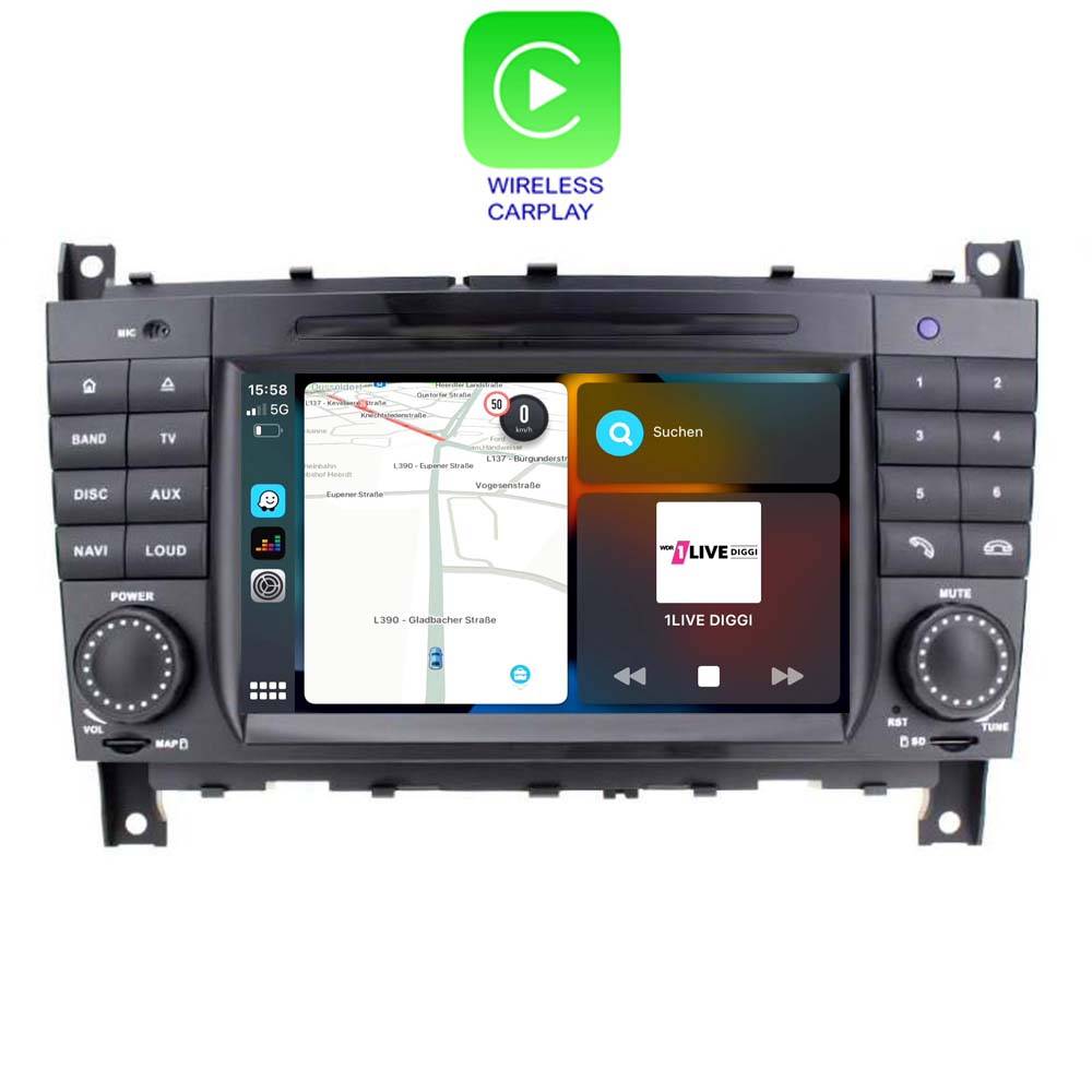 Für Mercedes Benz W463 W203 7" Touchscreen Android Autoradio GPS Navi CarPlay