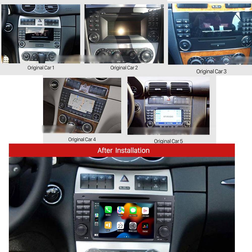 Für Mercedes Benz W463 W203 7" Touchscreen Android Autoradio GPS Navi CarPlay