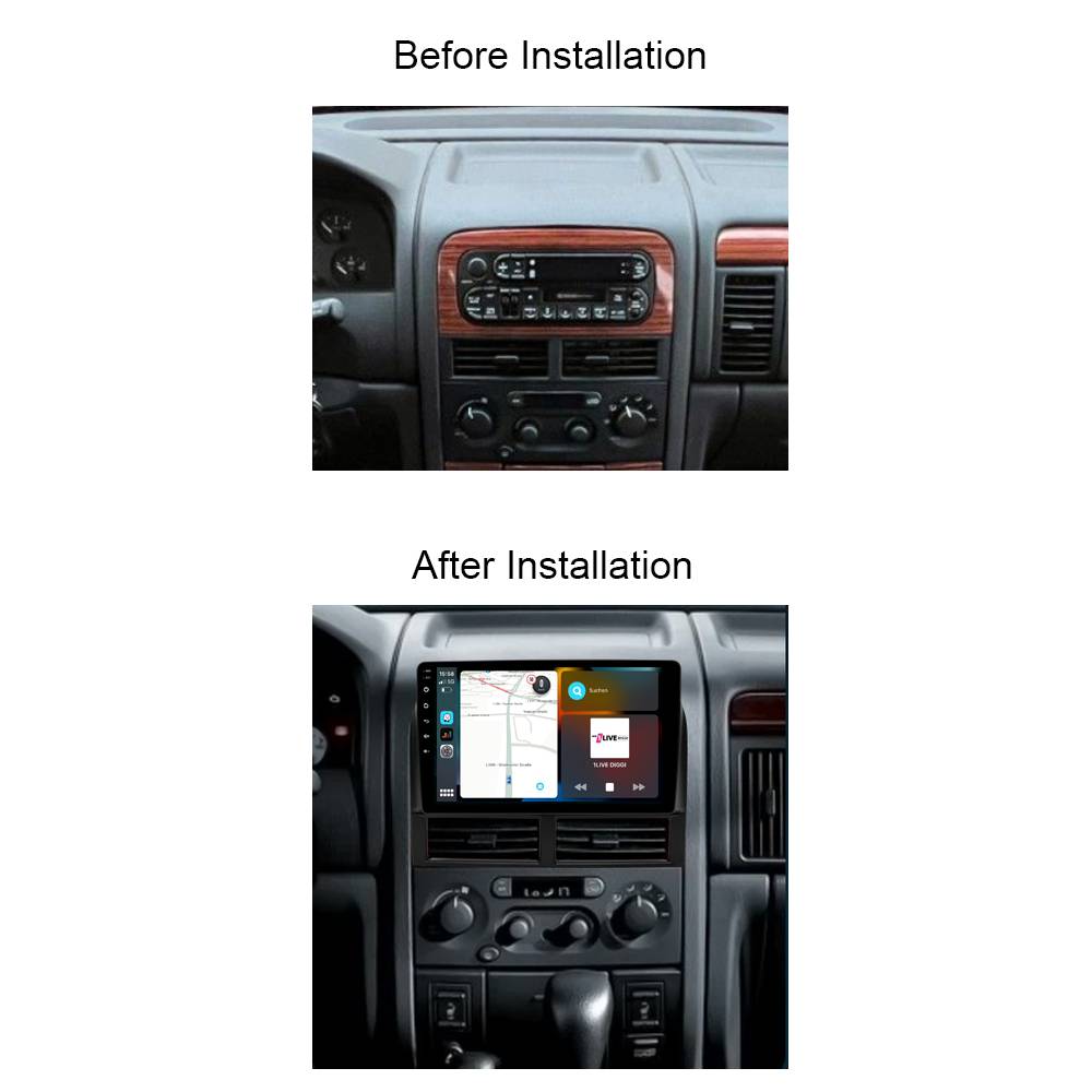 Für Jeep Grand Cherokee WJ 9" Touch Android Autoradio Navigation GPS CarPlay