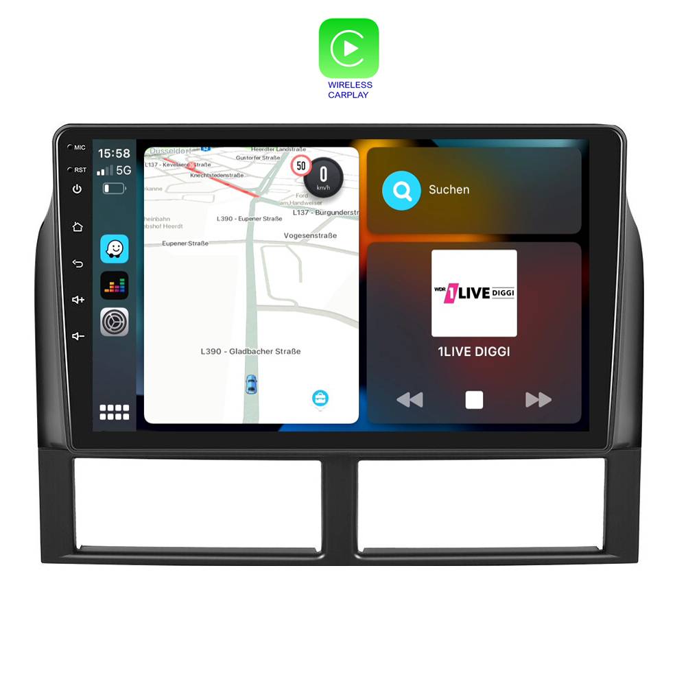 Für Jeep Grand Cherokee WJ 9" Touch Android Autoradio Navigation GPS CarPlay