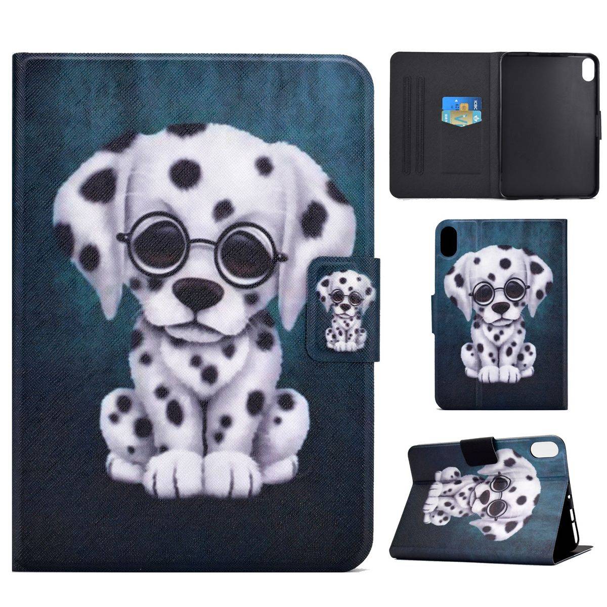 Für Apple iPad 10.9 2022 10. Generation Motiv Muster Tablet Tasche Kunst-Leder Hülle Etuis Cover Schutz Case Zubehör