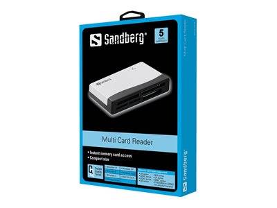 SANDBERG Multi Card Reader Peripheriegeräte & Zubehör USB-Kartenleser Flash-Kartenleser