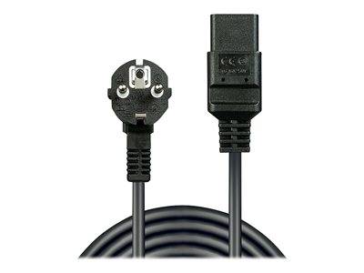 LINDY 2m Schuko auf IEC C19 Netzkabel Peripheriegeräte & Zubehör Kabel & Adapter - Stromversorgung