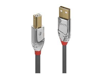 LINDY 7,5m USB 2.0 Typ A/B Kabel Cromo Peripheriegeräte & Zubehör & Adapter - USB & Thunderbolt