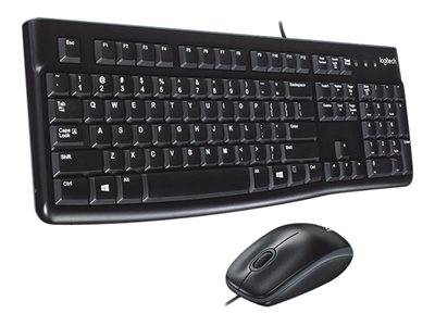 LOGI MK120 corded Desktop black USB (US) Peripheriegeräte & Zubehör &