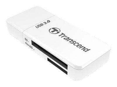 TRANSCEND RDF5 Card Reader USB 3.0 weiss Peripheriegeräte & Zubehör USB-Kartenleser