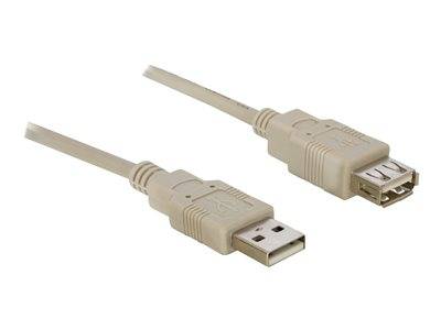DELOCK Kabel USB 2.0 Verl, A/A 3,0m S/B Peripheriegeräte & Zubehör & Adapter - USB & Thunderbolt