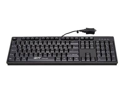 GETT TKL-105-GCQ-IP68-KGEH-BLACK-USB-CH Peripheriegeräte & Zubehör Tastaturen Kabelgebunden