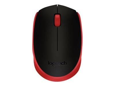LOGI M171 Wireless Mouse Red Peripheriegeräte & Zubehör Maus, Trackballs & Moderatoren Maus