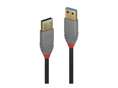 LINDY 2m USB 3.0 Typ A Kabel Anthra Line Peripheriegeräte & Zubehör & Adapter - USB & Thunderbolt