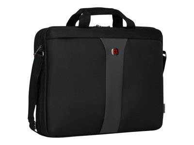 WENGER Legacy 43,2cm Slimcase schwarz/gr Peripheriegeräte & Zubehör Tasche & Etuis Notebooktaschen