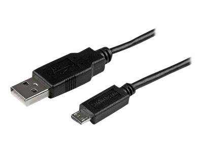 STARTECH 2m USB / Slim Micro USB Cbl Peripheriegeräte & Zubehör Kabel & Adapter - USB &