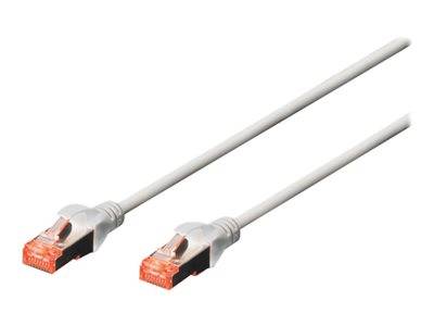 DIGITUS CAT 6 S/FTP Patchkabel, 5 Stück, 7m, grau Kabel Patchkabel RJ45 Cat.6