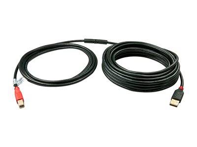 LINDY USB 2.0 Aktivkabel A/B 15m Peripheriegeräte & Zubehör Kabel & Adapter - USB & Thunderbolt