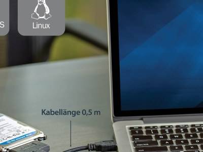STARTECH USB312SAT3CB USB 3.1 to 6.35cm Peripheriegeräte & Zubehör Kabel & Adapter - Sonstiges