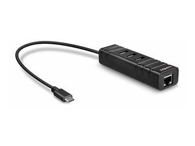 LINDY USB 3.1 Hub und GB Ethernet Adapt. Eingabe / Ausgabe Dockingstations und Hubs