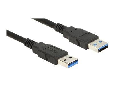 DELOCK USB Kabel USB3.0 A -> A St/St 1.50m schwarz Multimedia-Technik USB-Kabel