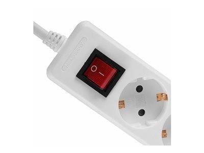 LINDY 6er Schuko Steckdosenl. + Schalter Peripheriegeräte & Zubehör Stromschutz &