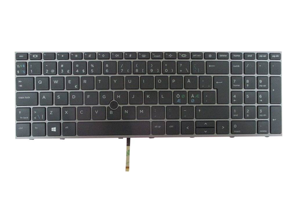 HP - Ersatztastatur Notebook - mit Zeigestock, ClickPad