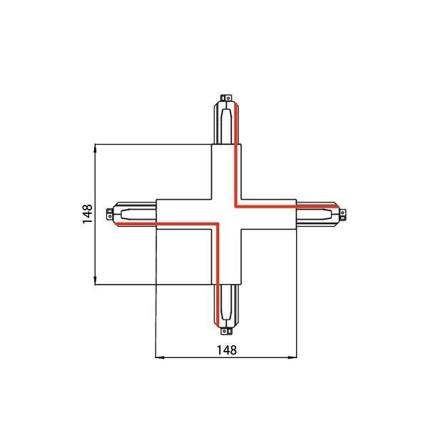Brumberg Leuchten Kreuzverbinder 87130070