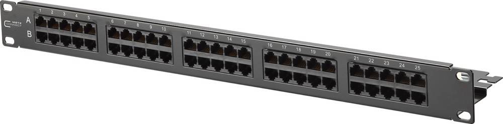 Metz Connect Patchfeld schwarz l 130886-0203-E