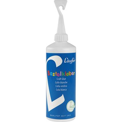 Läufer Bastelkleber, 100 g, Flasche mit Verstreicher