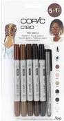 COPIC Marker ciao, 5+1 Set ''Hair Tones 5,10cm (2'') Der Marker zum Layouten, Skizzieren und Illustrieren,
