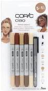 COPIC Marker ciao, 5+1 Set ''Portrait 5,10cm (2'') Der Marker zum Layouten, Skizzieren und Illustrieren,