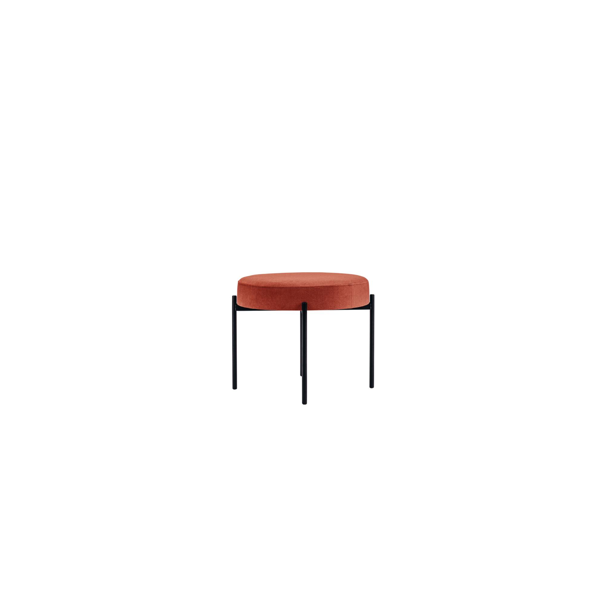 Paperflow Hocker GAIA GBRT.01.16 rund Stoff sw/br