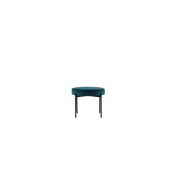 Hocker GAIA GBRV.01.08 rund Samt schwarz/grün