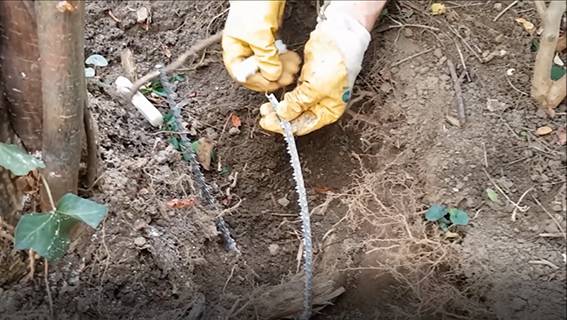 SELVA Handkettensäge mit verchromter Kette, Ausführung extra plus mit langer Kette