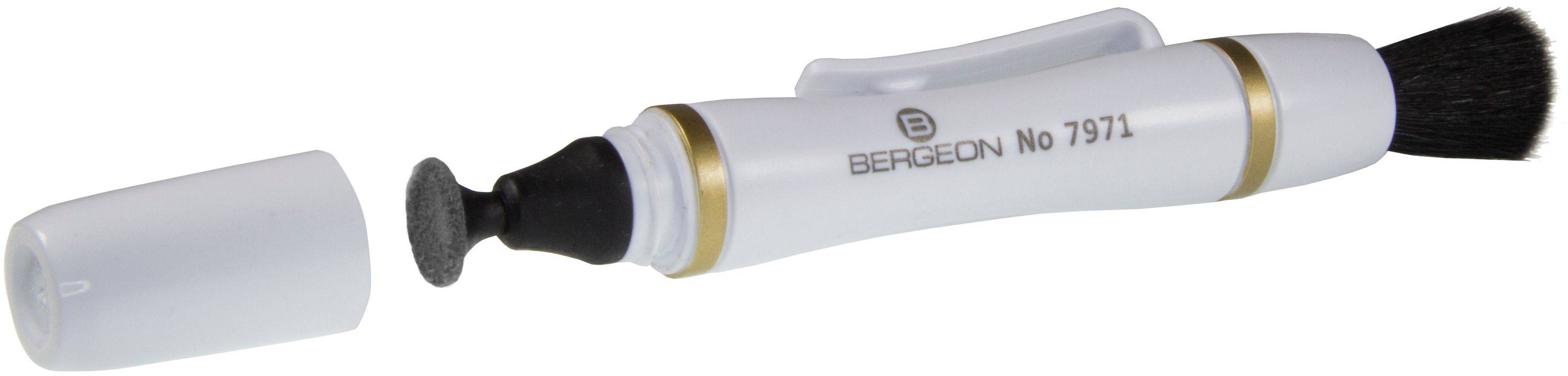 Bergeon 7971 Glass-Pen, groß, zum Reinigen von Uhrengläsern und Zifferblättern