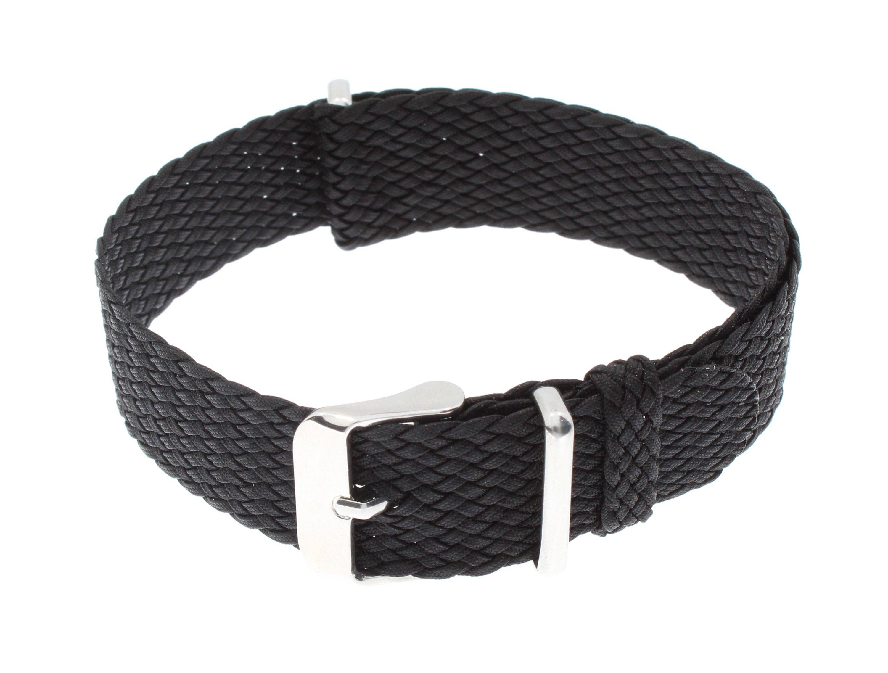 SELVA Nato Perlonband schwarz 18mm
