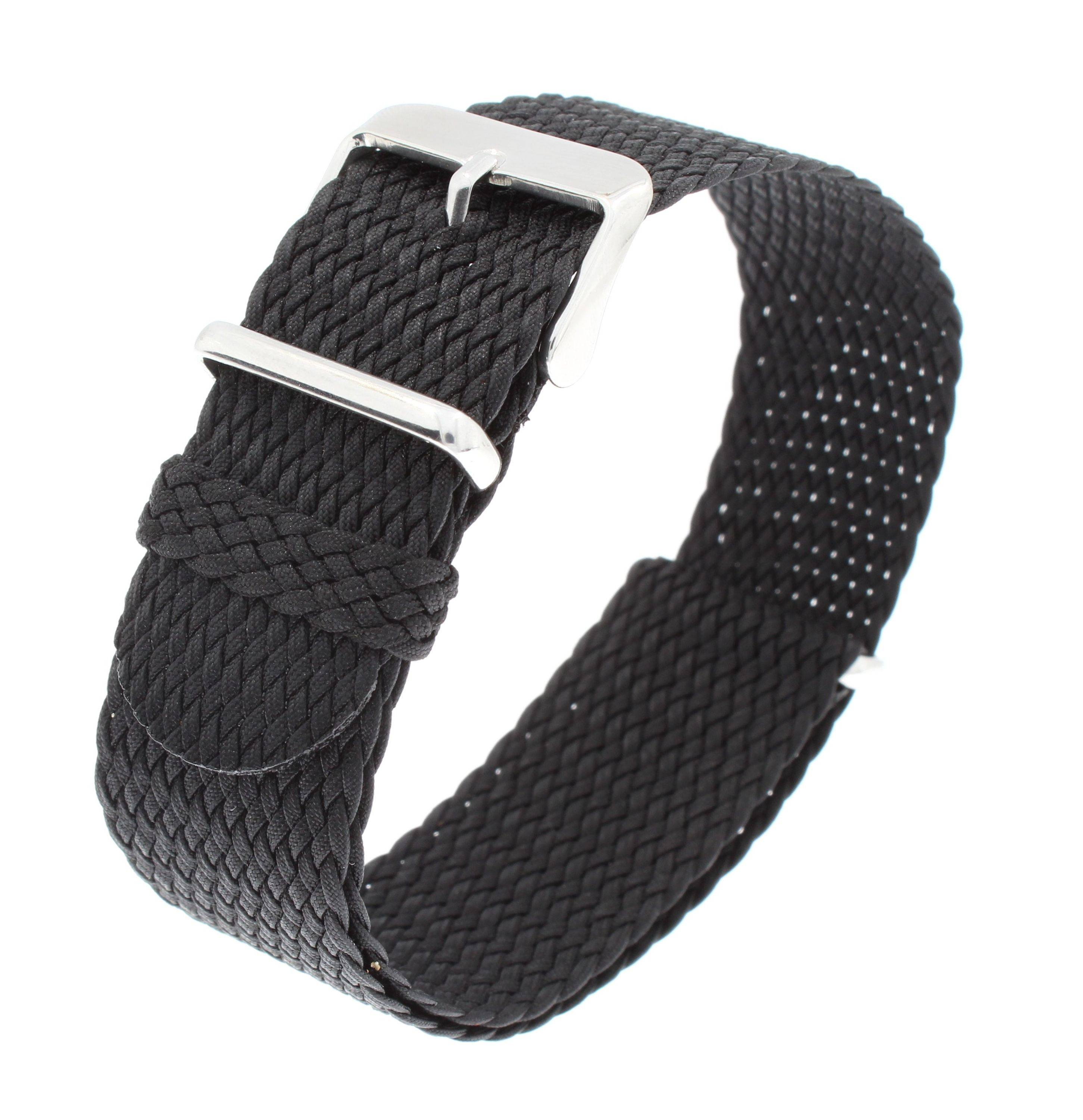 SELVA Nato Perlonband schwarz 22mm