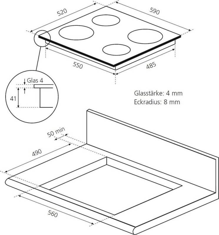 Oranier Elektro-Kochfeld KFC 9866 15