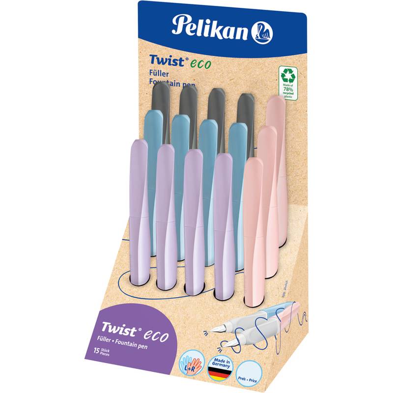 Pelikan Twist Füllhalter eco, Thekendisplay