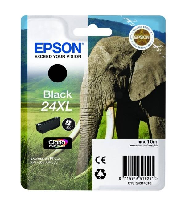 Epson Tinte schwarz 10ml Schwarz ml 10