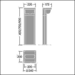 Thorn LED-Poller RAB 1L20- #96631722