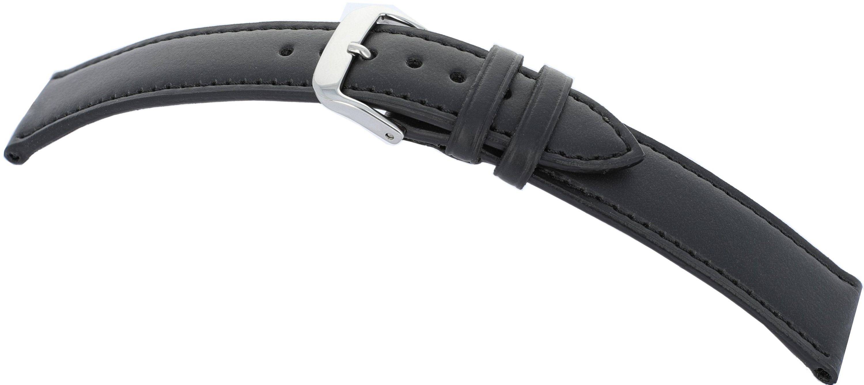 Happel Lederband Lazise 20mm schwarz vegan